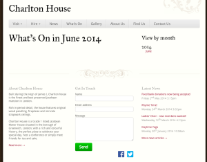 Charlton House - What's On In June
